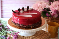 Торт «Творожно-вишневый»
